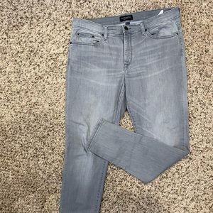 Banana Republic skinny grey jeans
